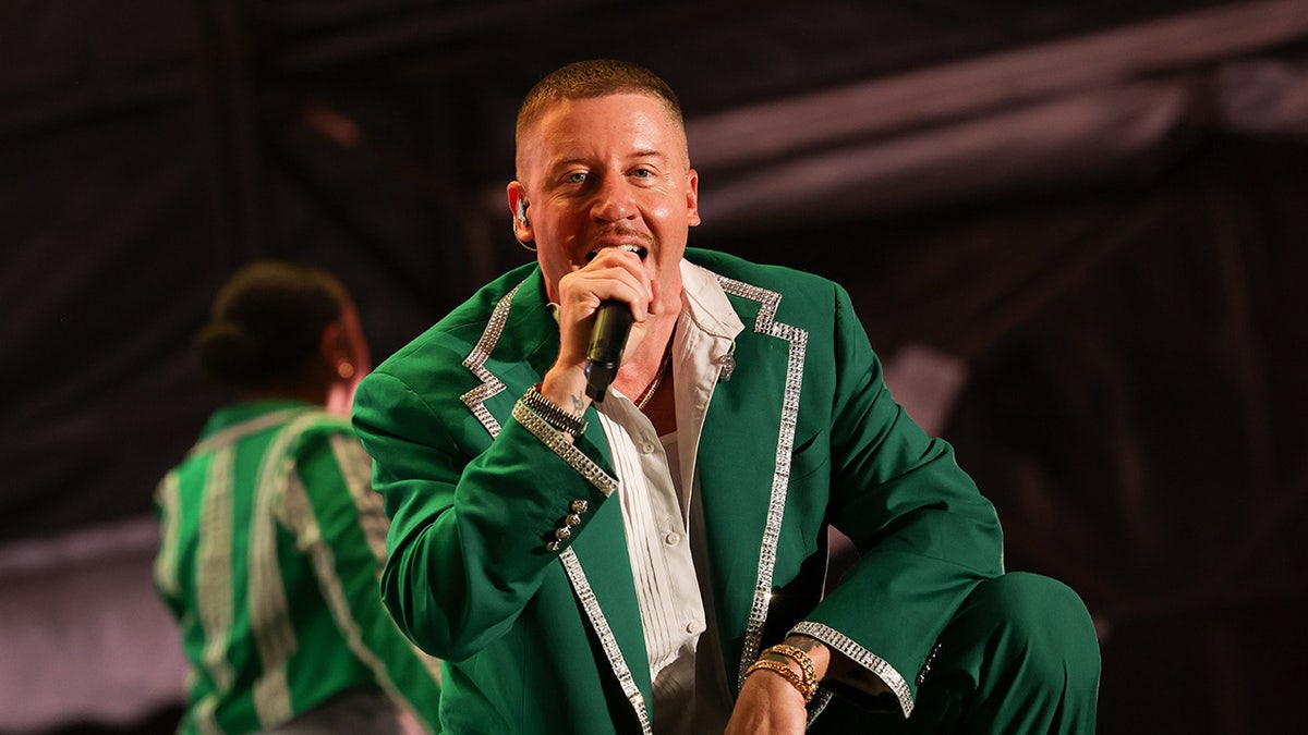 Macklemore performing
