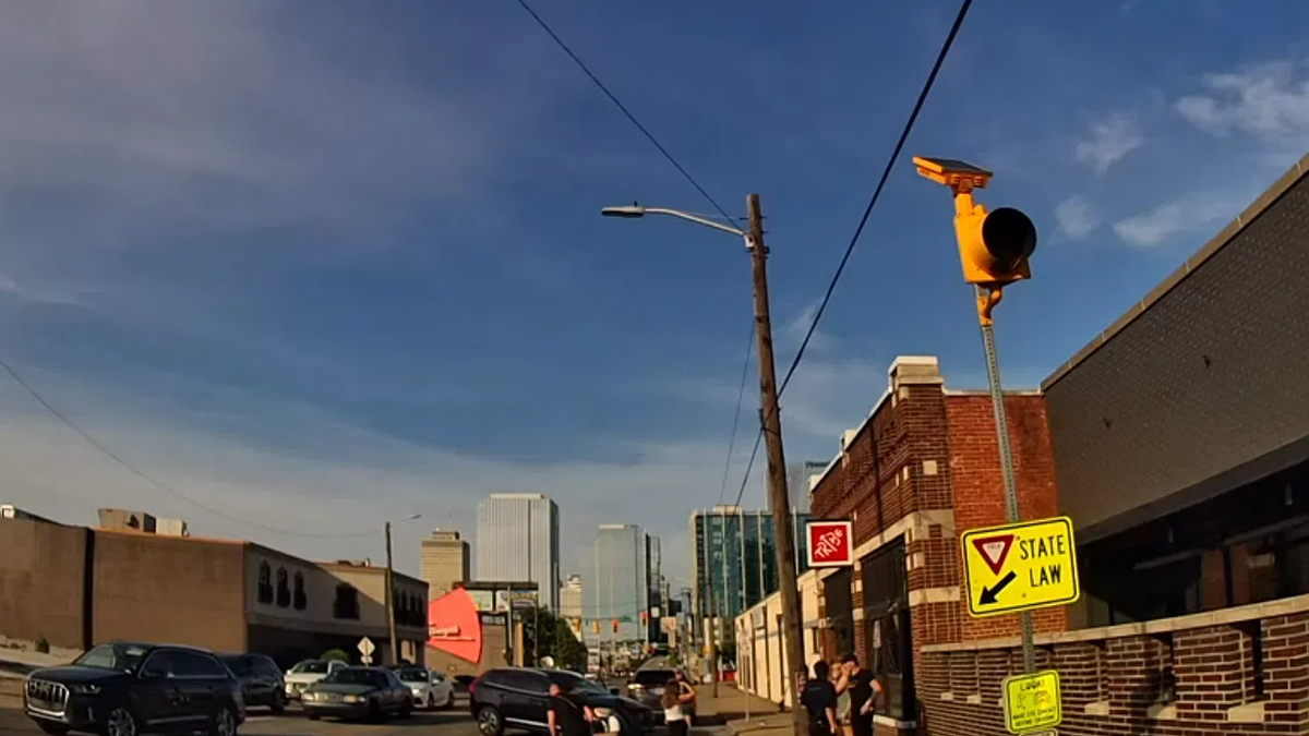 Surveillance video from hit and run crash