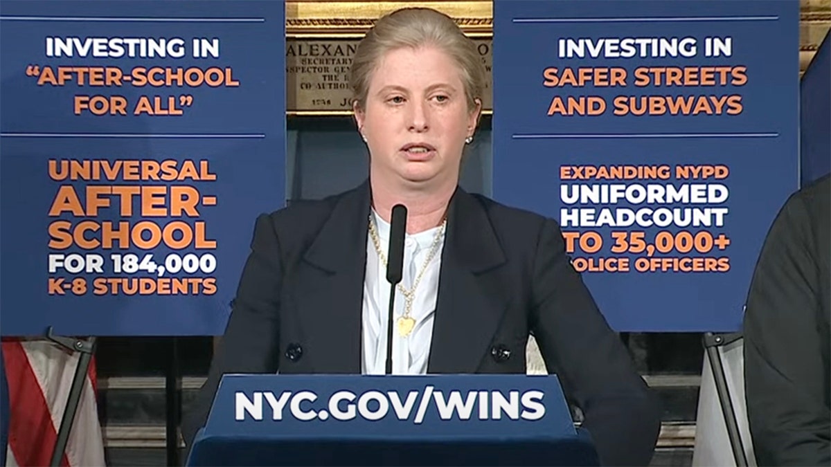 NYPD commissioner Jessica Tisch