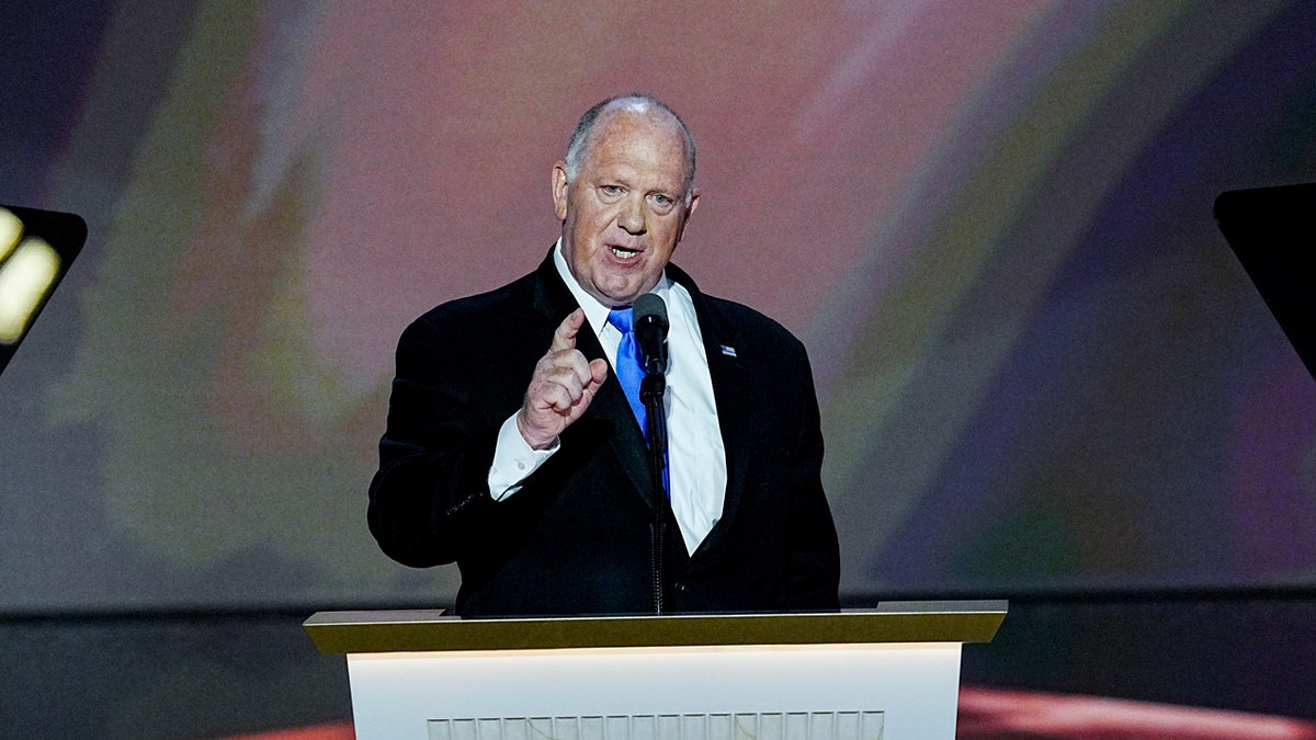 Tom Homan speaking at the RNC