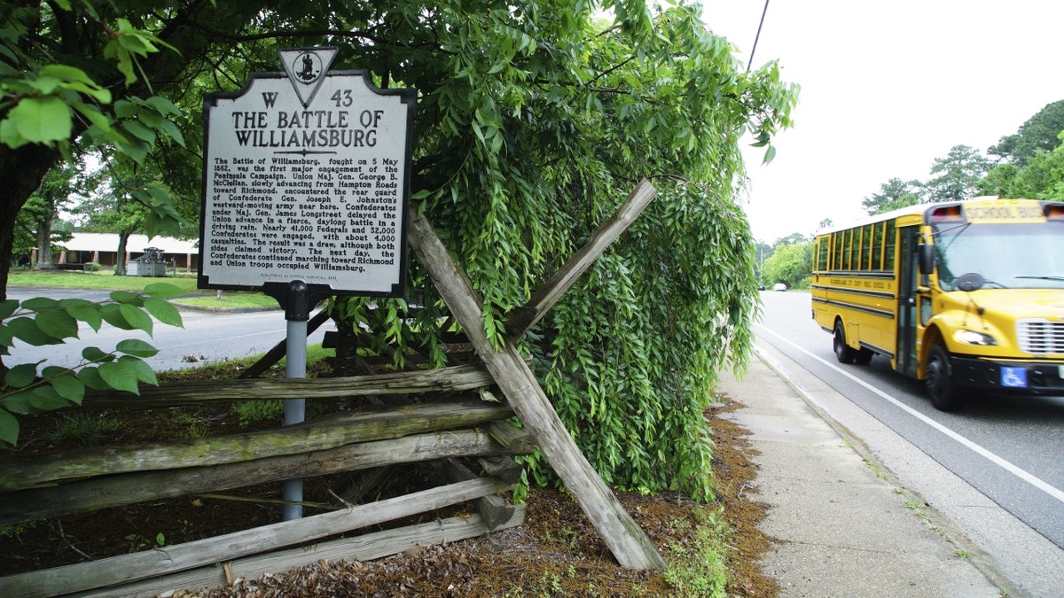 Battle of Williamsburg near site