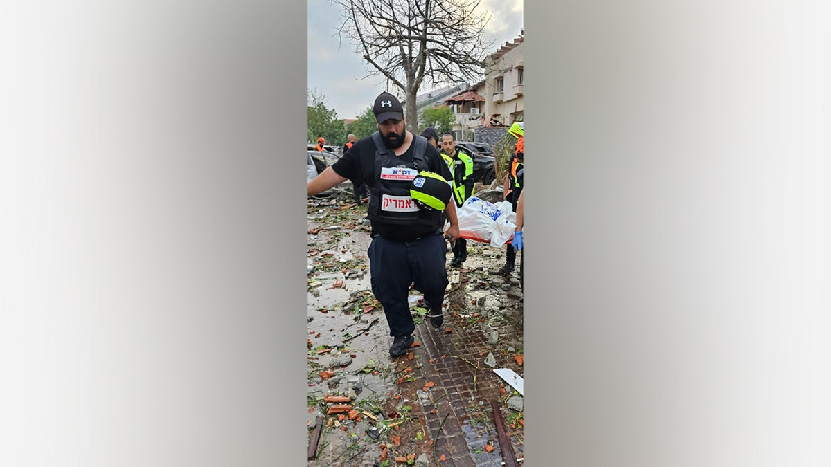 Zaka volunteer in Israel