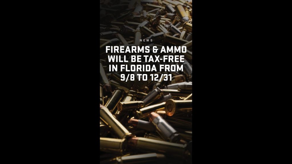 Firearms & Ammo Will Be Tax-Free in Florida from 9/8 to 12/31