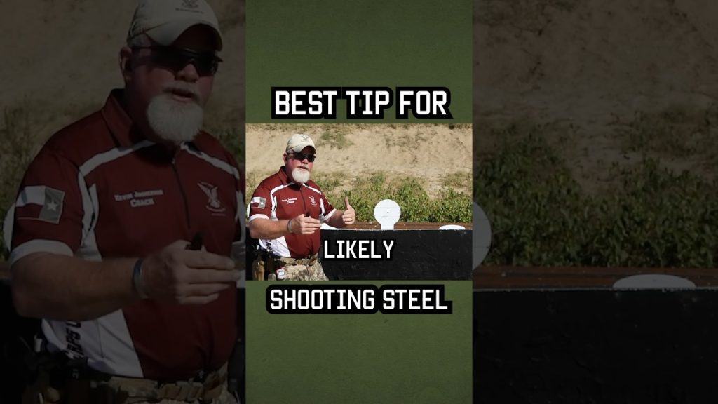 Best tip for beginners about shooting steel! #tips #shorts