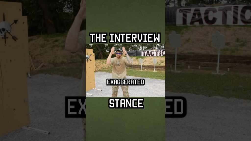 Shooter start position: the interview stance #tips #shorts