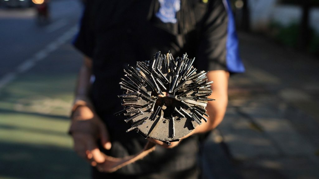 Mysterious ‘tire traps’ plague city streets as locals take matters into their own hands Mysterious ‘tire traps’ plague city streets as locals take matters into their own hands