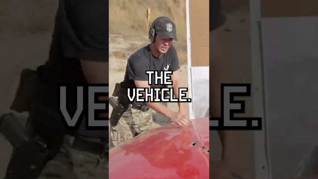 How bullets bounce off cars #shorts #military