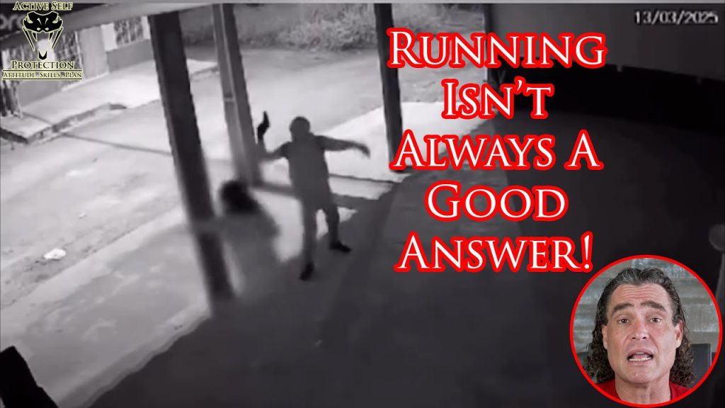 Woman Running From Armed Home Invader Caught on Camera