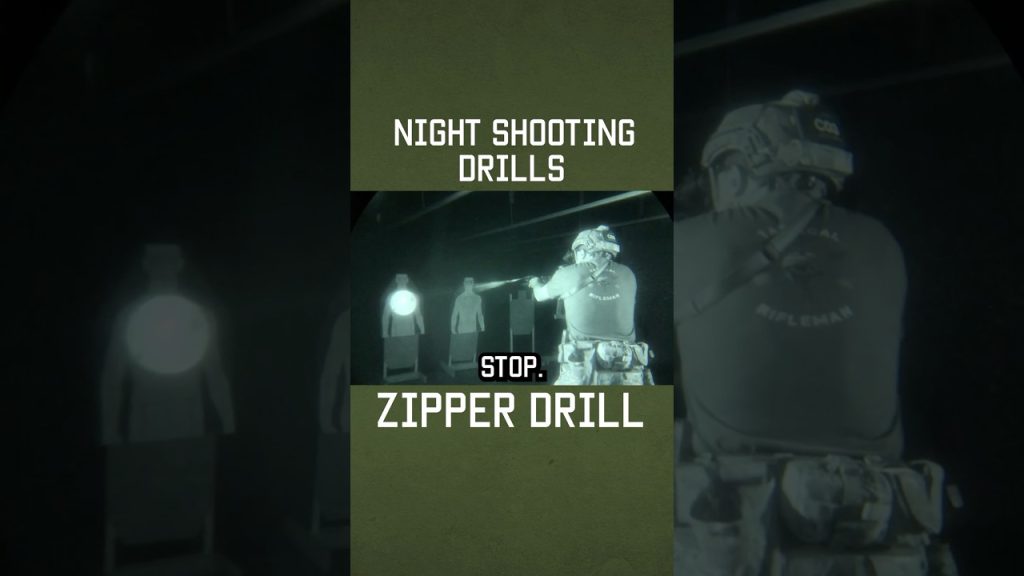 Top night drills: ZIPPER DRILL #shorts #military
