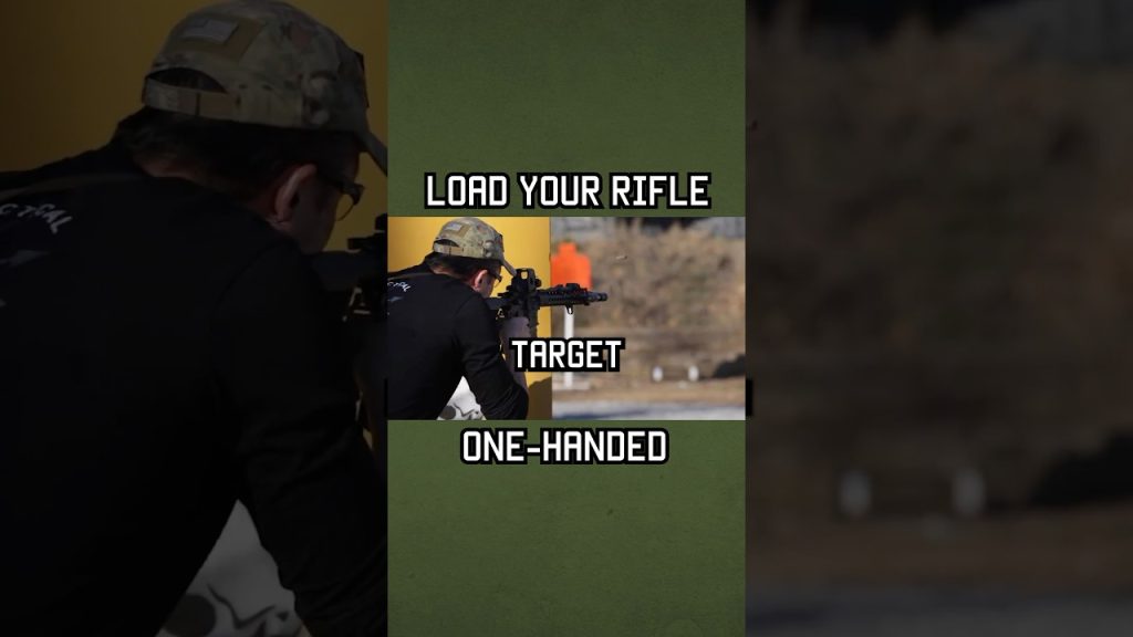 Injured? How to reload your rifle ONE-HANDED #shorts #tips
