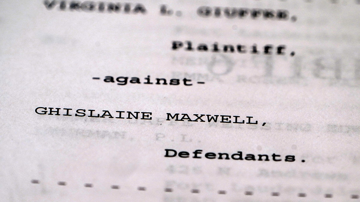 A deposition that British socialite Ghislaine Maxwell gave