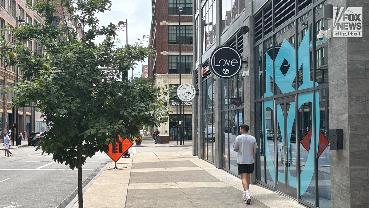 Cincinnati street corner near LoVe, scene of viral beatdown