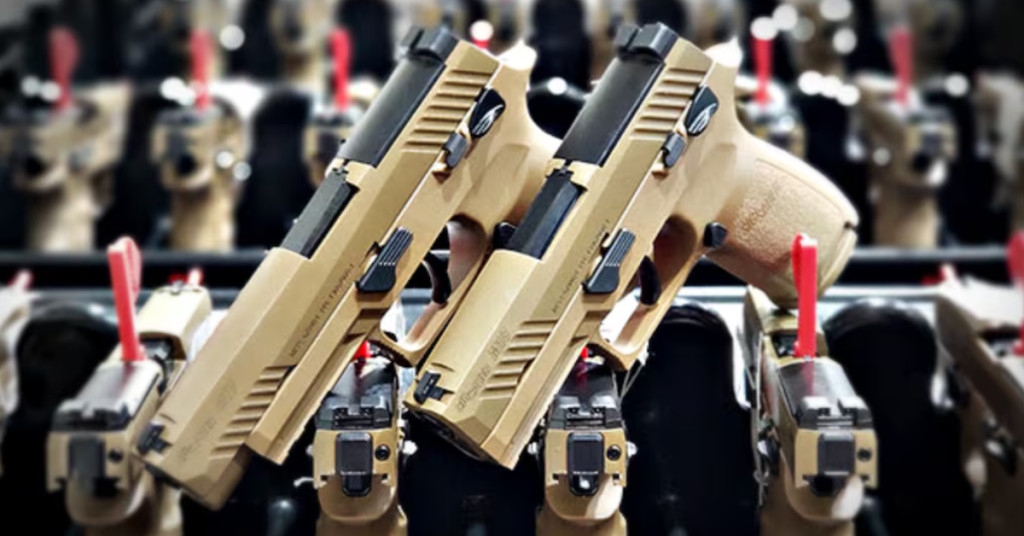 Air Force Suspends Use Of Sig Sauer M18 Following Airman’s Death; Safety Investigation Underway Air Force Suspends Use Of Sig Sauer M18 Following Airman’s Death; Safety Investigation Underway