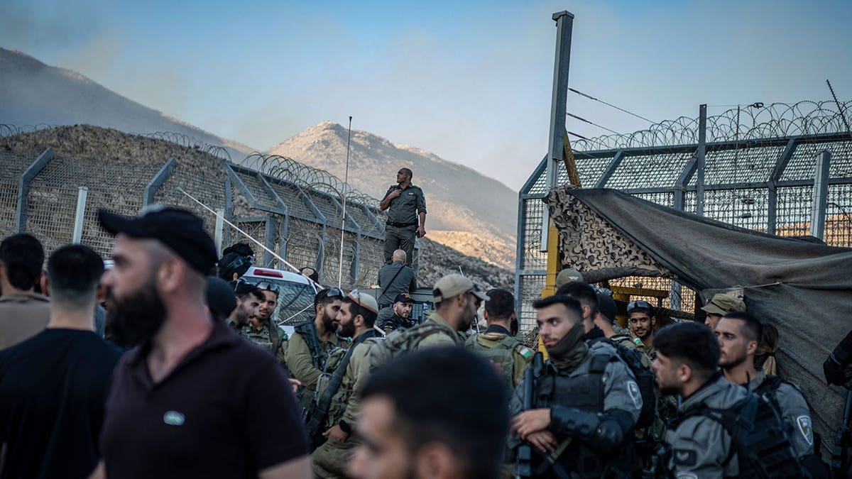 Druze civilians cross Israeli border following clashes in Syria.