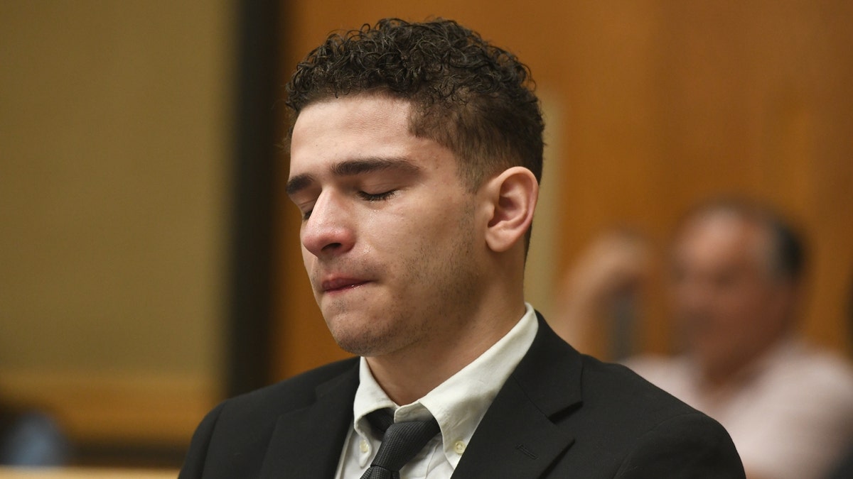 Raul Valle listens in court on the eighth day of his murder trial in state Superior Court, in Milford, Conn. June 30, 2025.