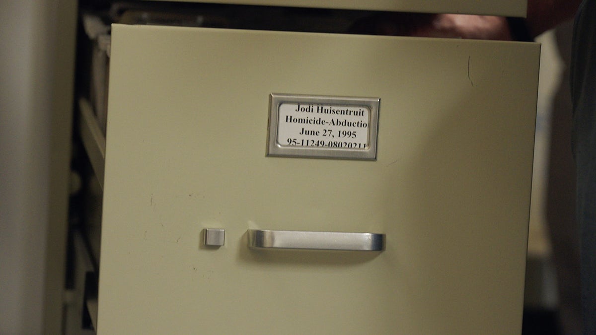 A drawer case for Jodi Huisentruit.