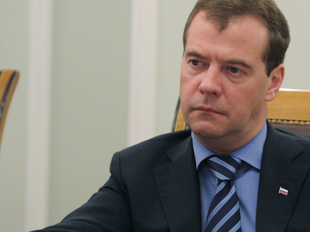 Russia’s Medvedev Says NATO Chief Is “On Magic Mushrooms”