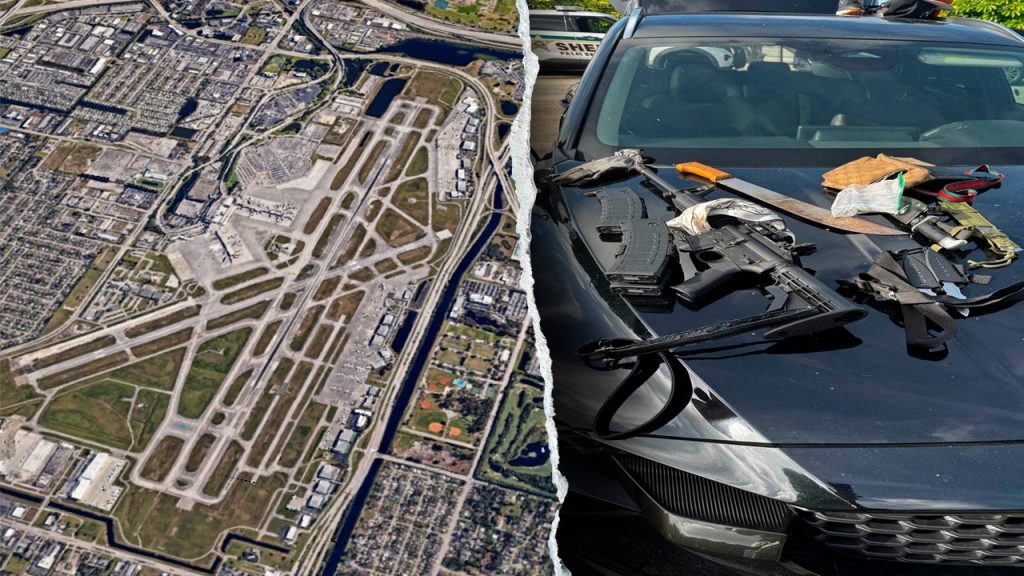 Man arrested with fully loaded AR-15 and knives outside Palm Beach airport frequented by Trump Man arrested with fully loaded AR-15 and knives outside Palm Beach airport frequented by Trump