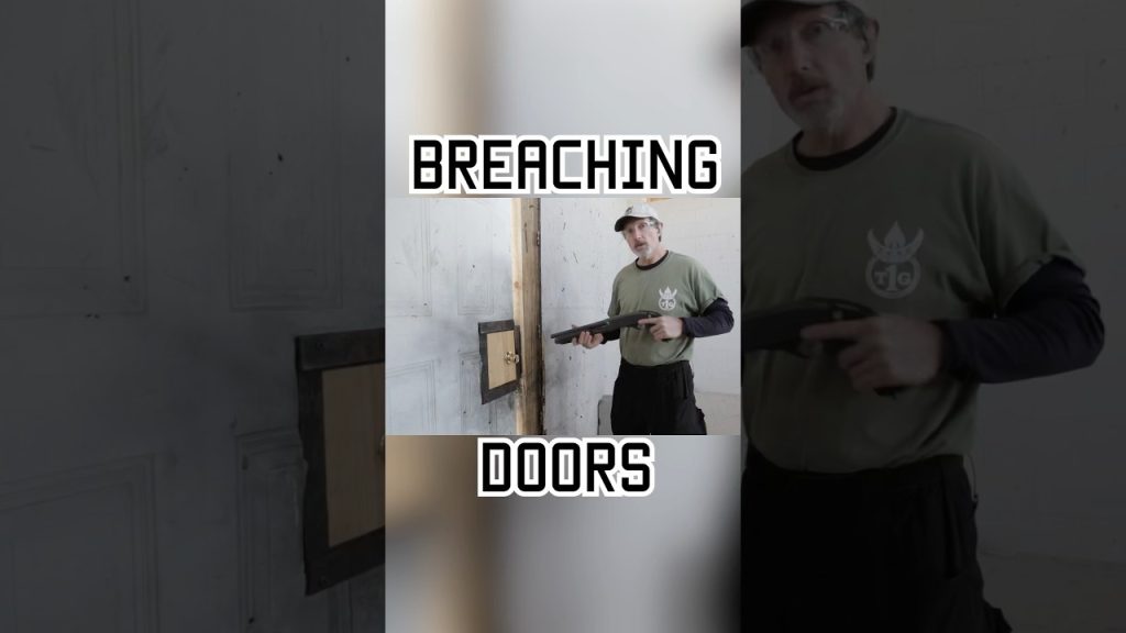 How to breach a door with a shotgun #shorts