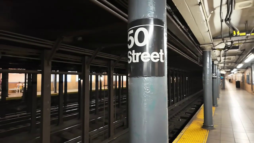 Man pushed onto train tracks at Midtown subway station in New York City, police say