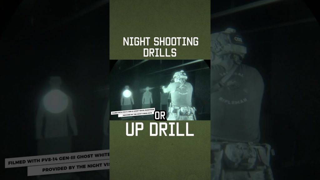 Night shooting drills: UP DRILL #shorts #training