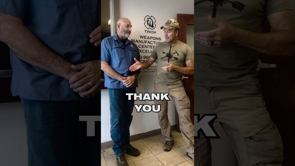 Had a blast touring Troy Industries yesterday! #shorts #military #fun