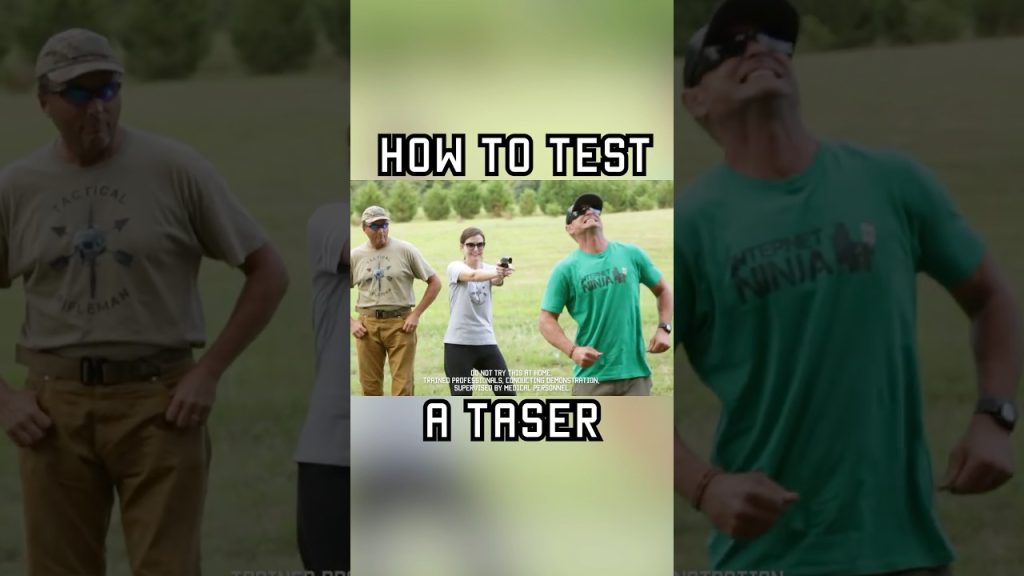 Need to test a taser? Use a Navy Seal #funny #shorts