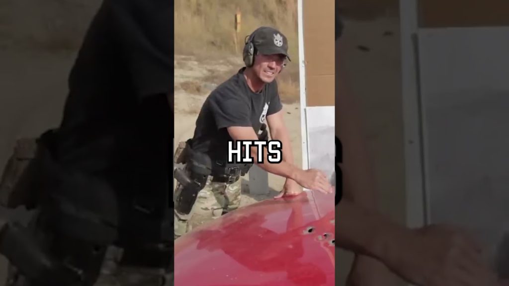 How bullets bounce off cars #shorts #cars #military