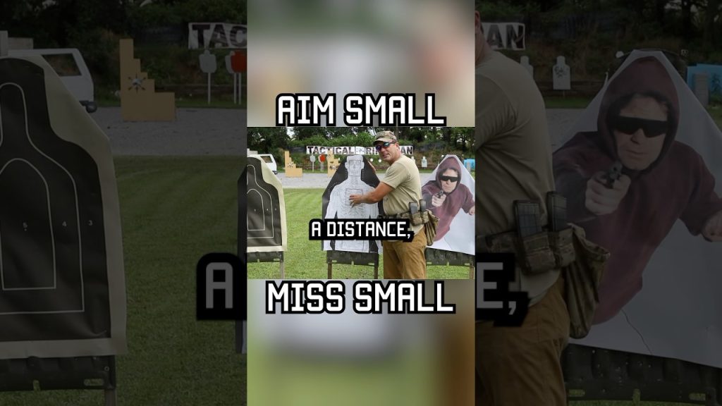 Aim small, miss small. #shorts #tips #military
