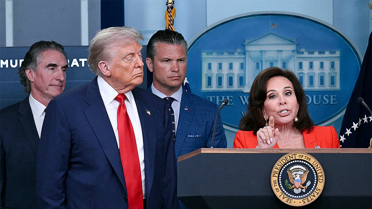 President Trump holds a press conference at the White House