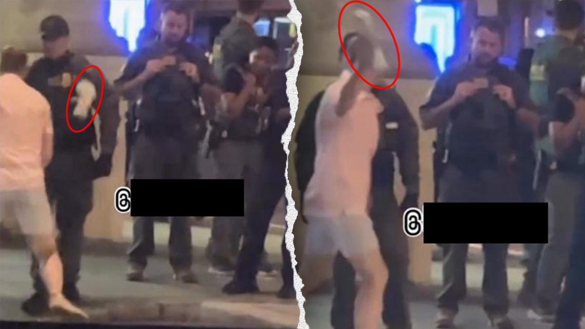 Man tossing sandwich