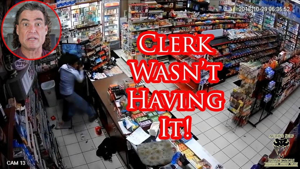 Clerk Beats Robber Like a Rented Mule