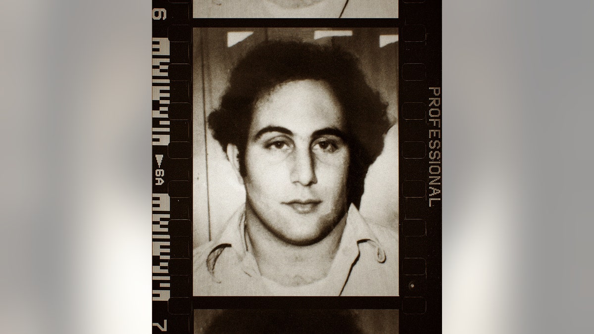 A black and white snapshot of David Berkowitz