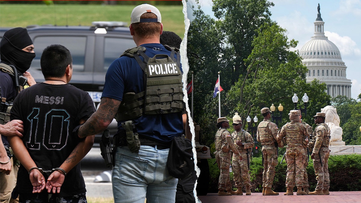 Man arrested in D.C. crime sweep and National Guard troops