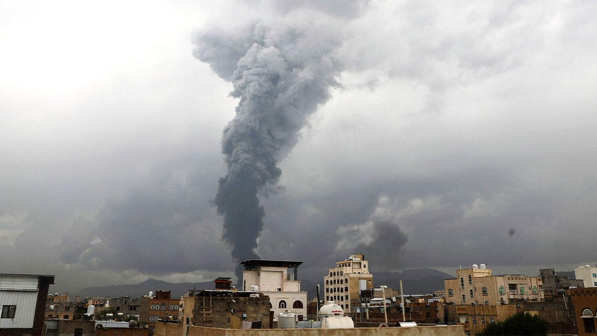 Smoke seen in Yemen after Israeli airstrikes