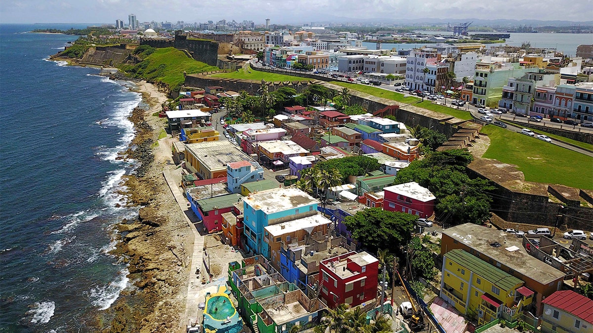 Ariel view of La Perla