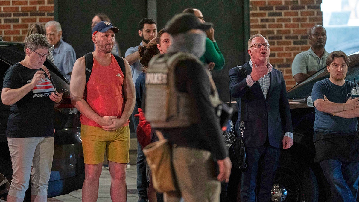 Protest at DC police checkpoint