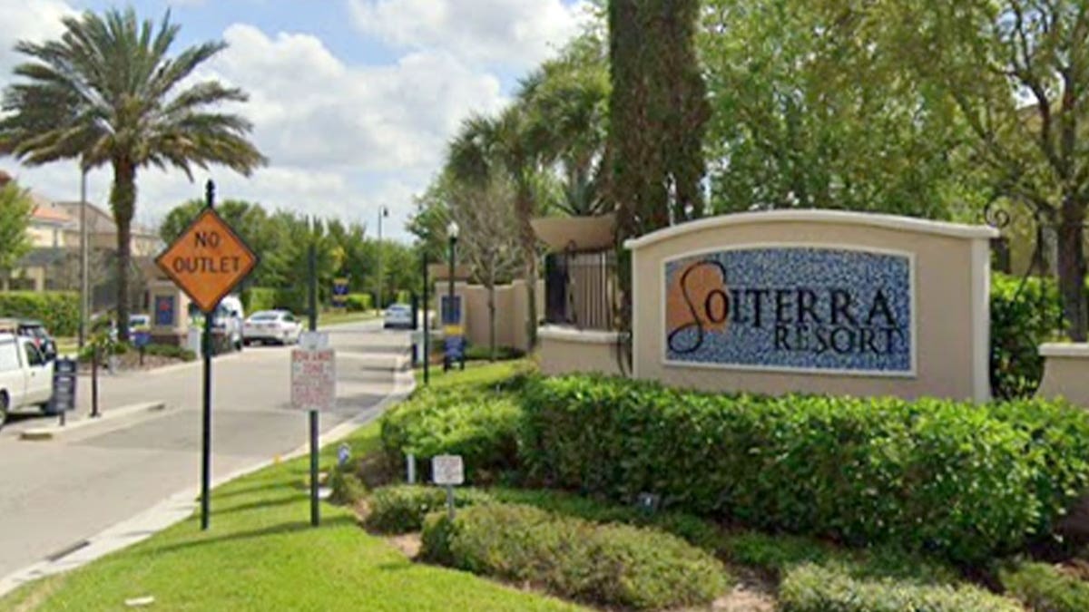 entrance to Solterra Resort in Florida