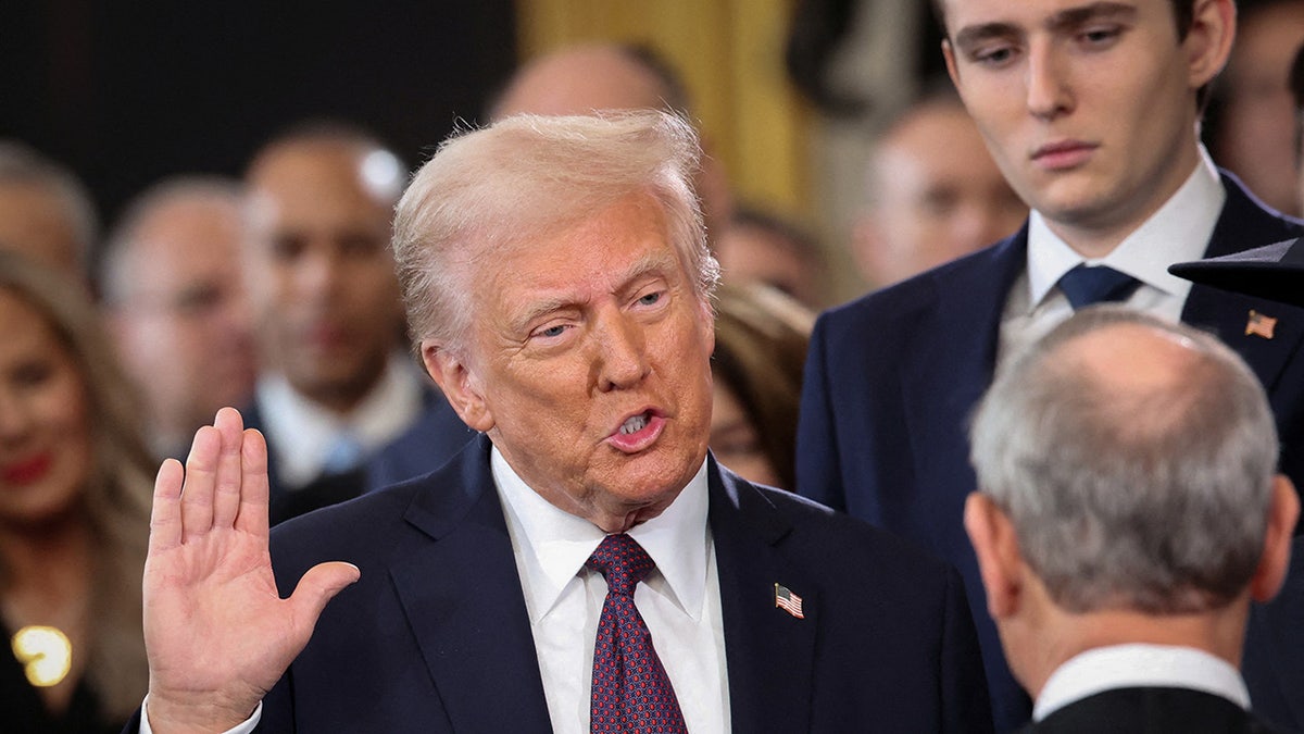 Donald Trump sworn in