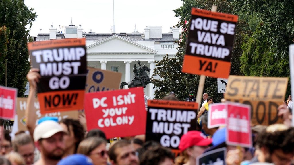 DC paid protester requests surge 400% amid Trump’s federal takeover of city police: crowd company DC paid protester requests surge 400% amid Trump’s federal takeover of city police: crowd company