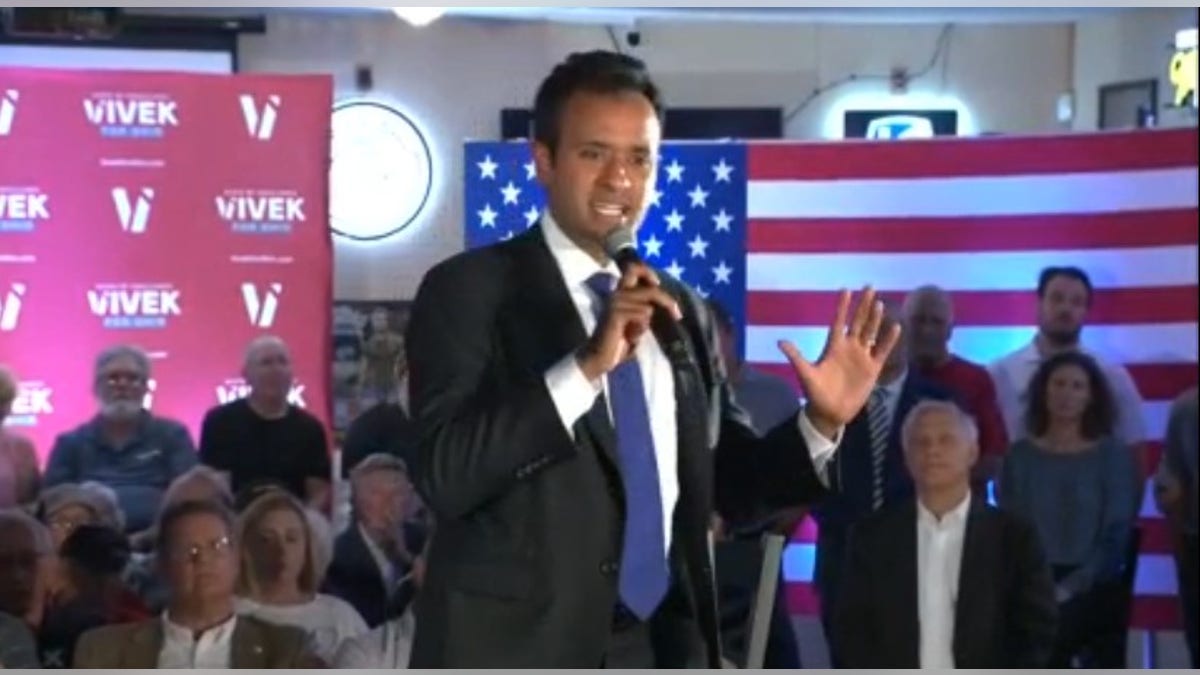 Vivek Ramaswamy at town hall in Cincinnati