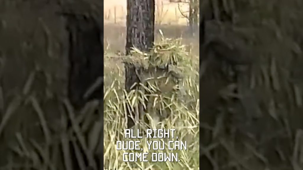 The greatest military camoflauge of all-time (1994 VHS footage of a sniper stalk) #shorts #vhs
