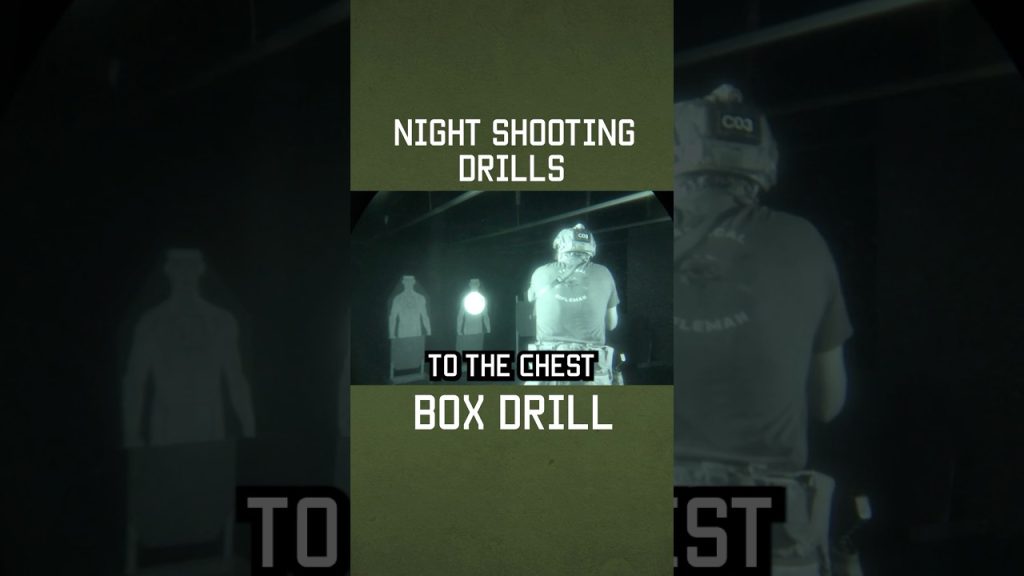 Weapons training in the dark: THE BOX DRILL #shorts #nightvision #military