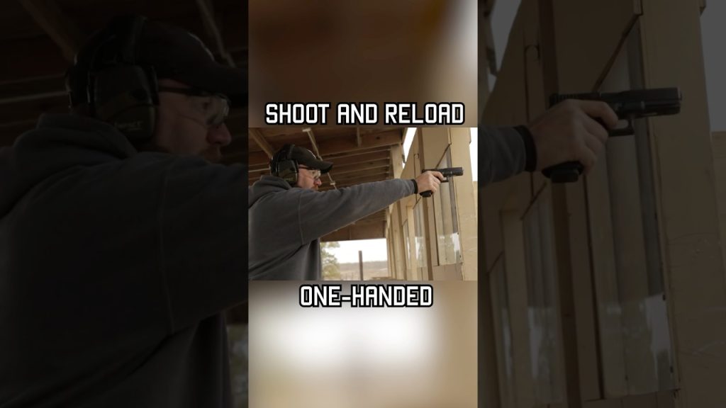Did you know reloading your pistol one-handed is easier than it looks? #shorts #reload #tips