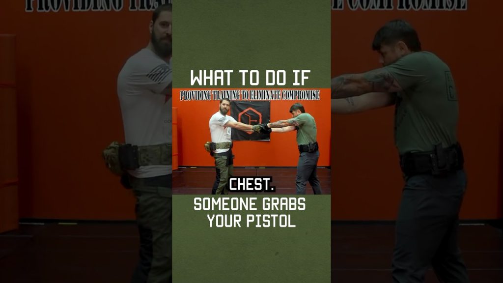 What to do if someone grabs your pistol #shorts #selfdefense