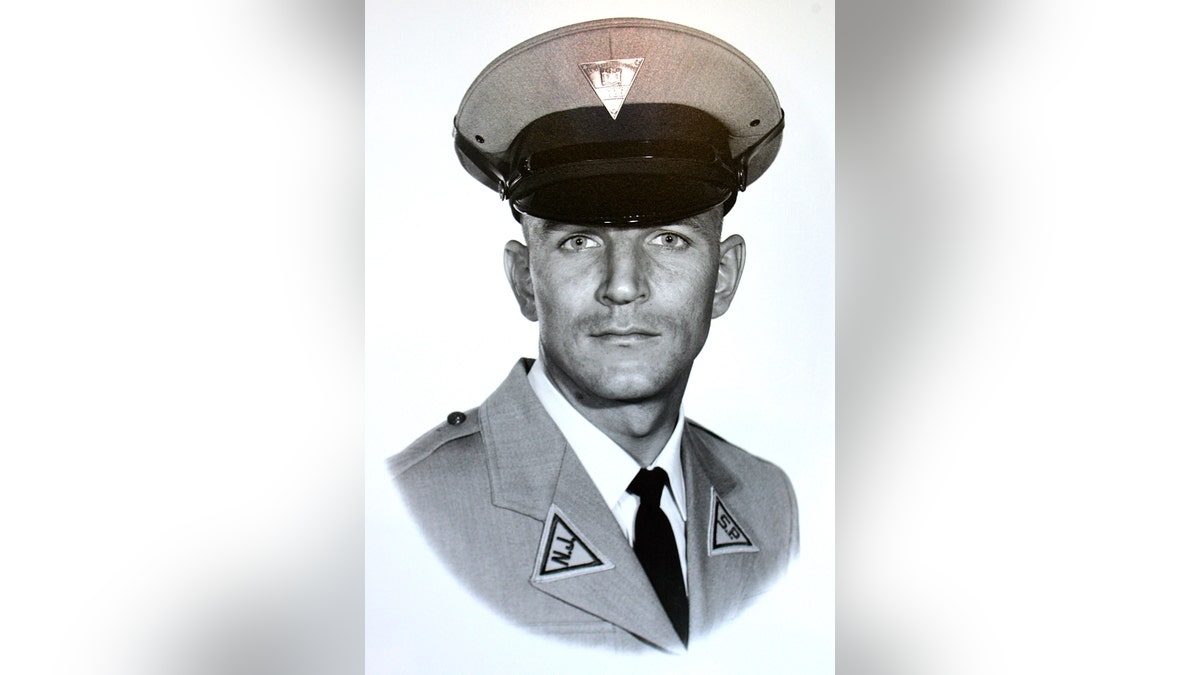 FILE - A Monday, May 2, 2005 file photo shows New Jersey State Trooper Werner Foerster, who was killed by Joanne Chesimard 40 years ago today, shown in West Trenton, N.J. Chesimard was convicted of the murder of Trooper Werner Foerster, but escaped prison in 1979 and fled to Cuba, living there under the name Assata Shakur. The FBI is scheduled to make an announcement Thursday, May 2, 2013 regarding Joanne Chesimard. (AP Photo/Tim Larsen, File)