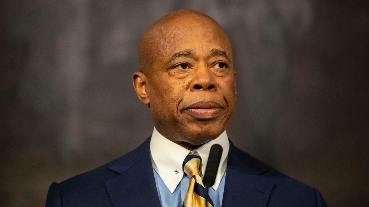 Eric Adams holds presser at City Hall