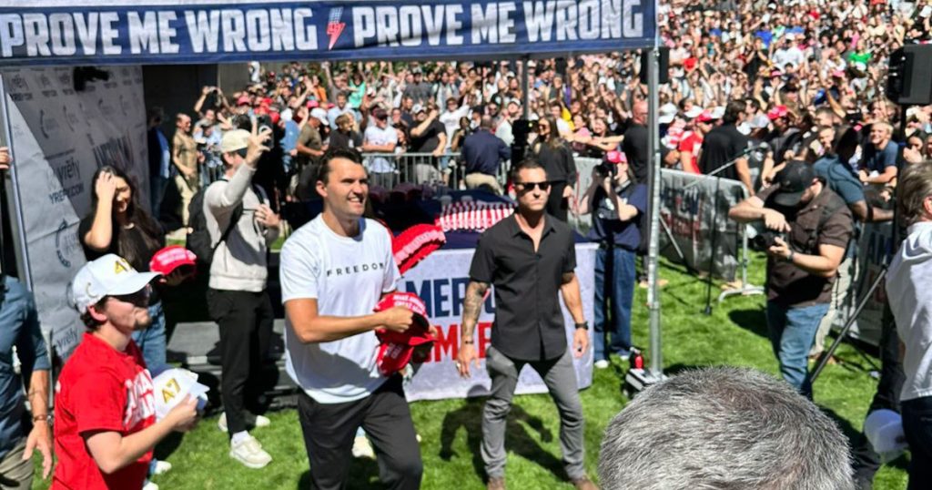 Charlie Kirk Shot In The Neck During Utah Valley University Event As Suspect Is Taken Into Custody