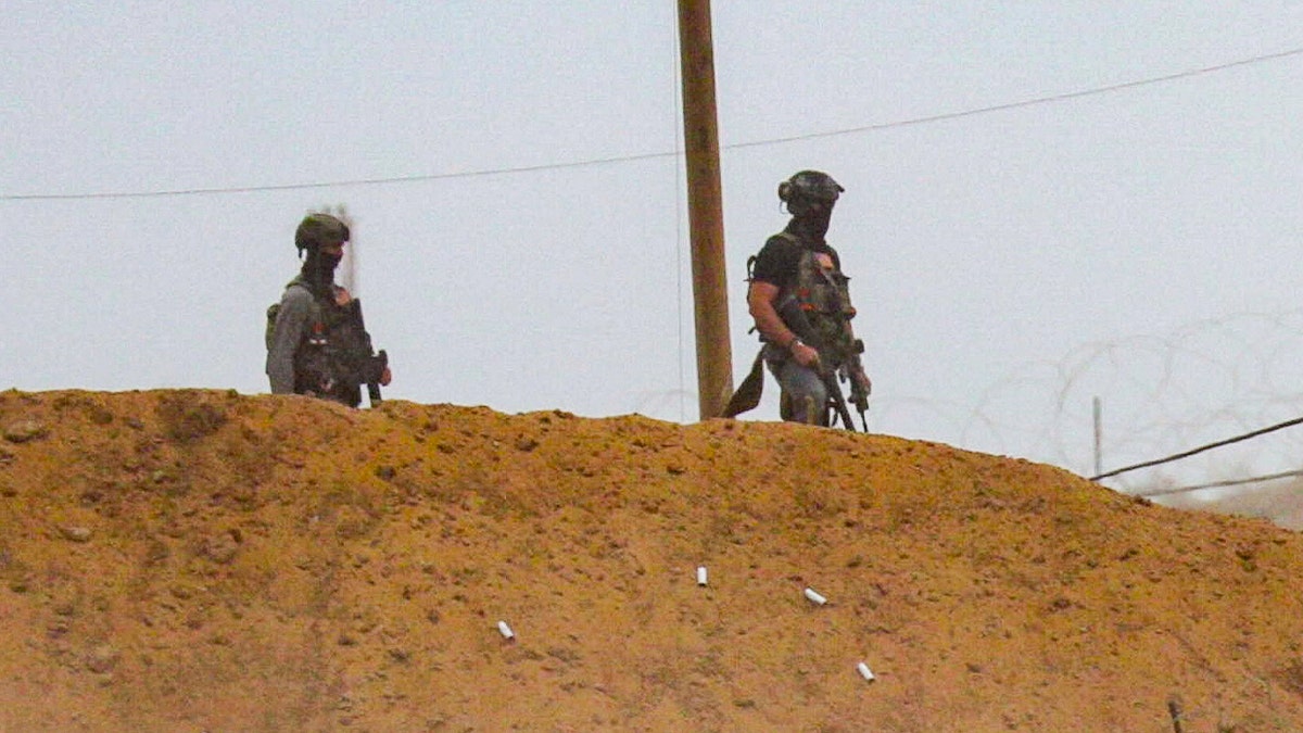 Security contractors working with GHF