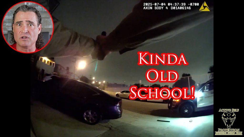 Deputy Uses Rarely-Seen Laser Sight To Drop Perp!